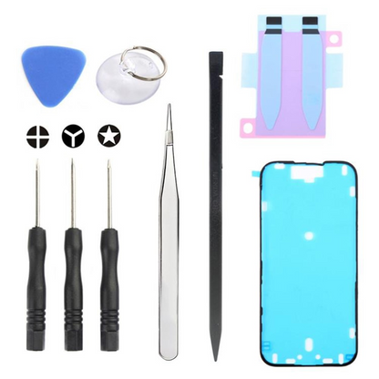 Jiafa Reparaturset JF-8162 für den Austausch des Apple iPhone 16 Akkus, 9in1