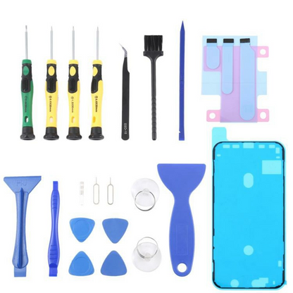 Kit de réparation Jiafa JF-8182 pour remplacement de batterie Apple iPhone 16 Pro, 21 en 1