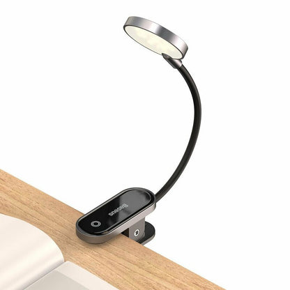 Baseus Comfort Reading Mini Clip Led Lamp, Grey DGRAD-0G 