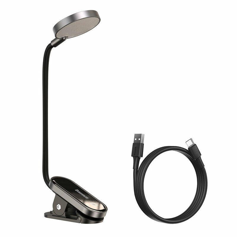 Baseus Comfort Reading Mini Clip Led Lamp, Grey DGRAD-0G 