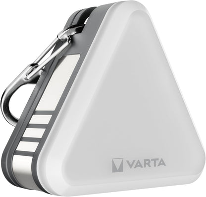 Varta Magnetic Safety Light LED Schlüsselanhängerlampe, 25lm, Silberfarben