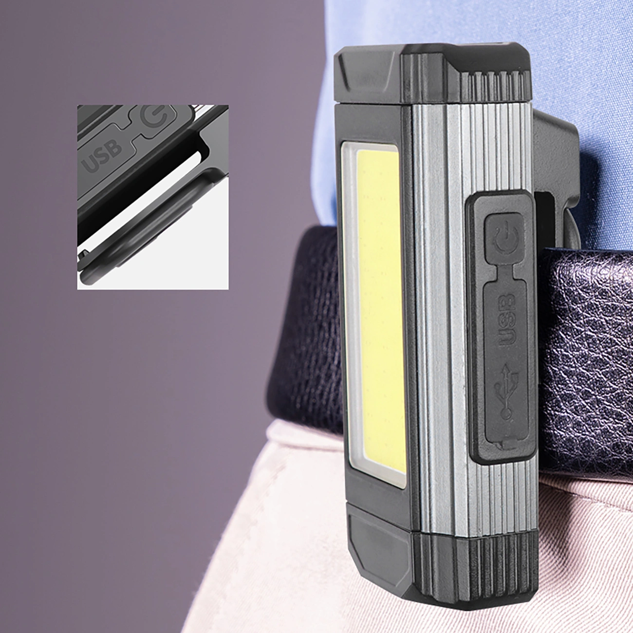 LED-Arbeitslampe WZK WLR-15W, 1500lm, Grau