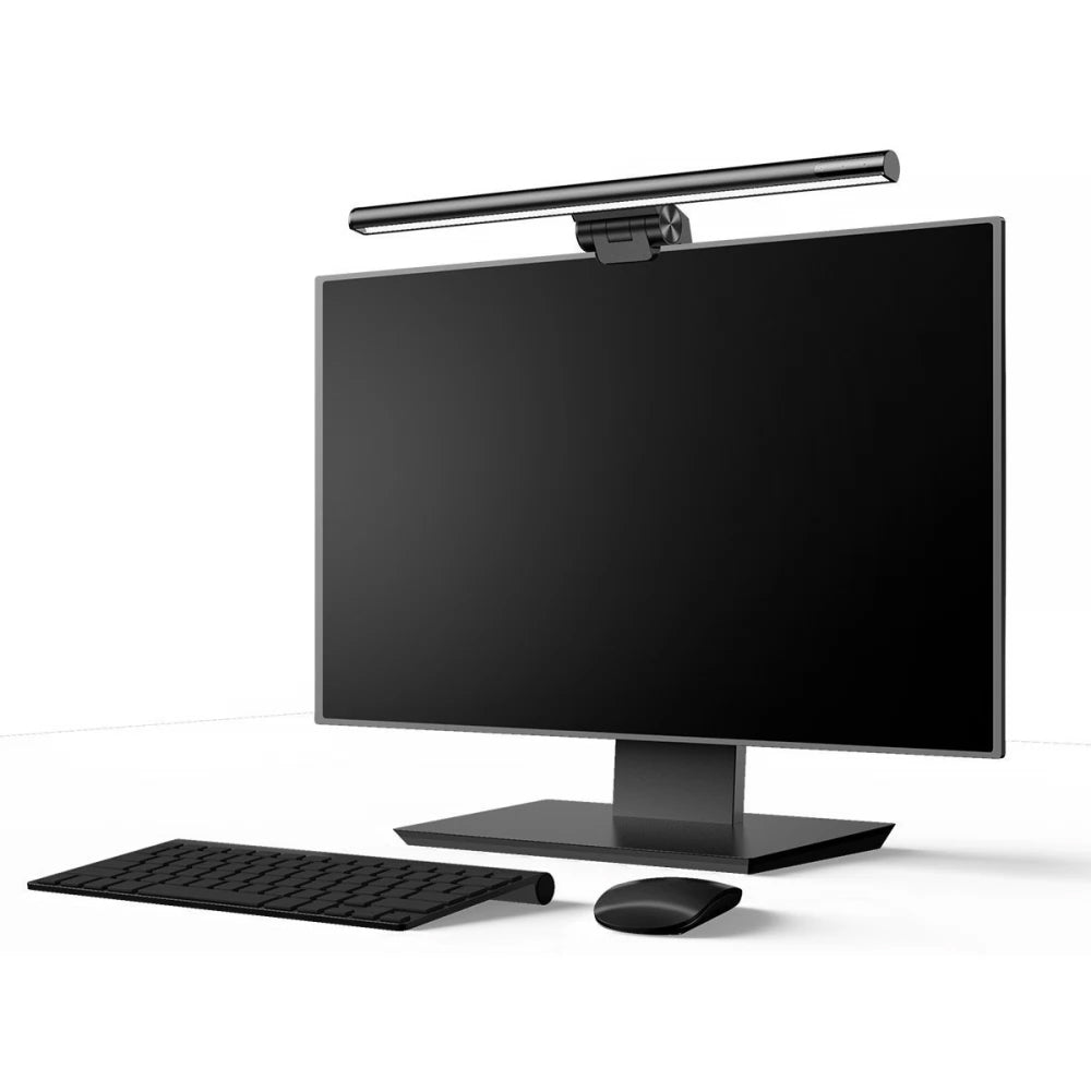 Baseus i-Wok Led Monitorlamp, 2900K - 5000K, Zwart DGIWK-B01