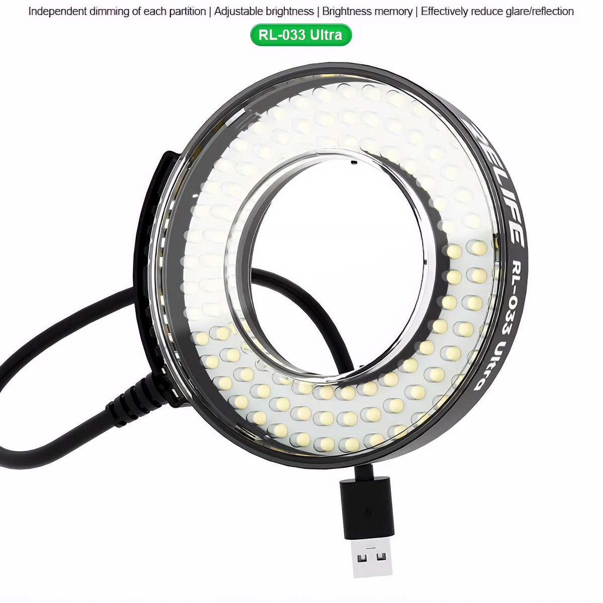 Lampe Relife RL-033 Ultra pour Microscope, Noire