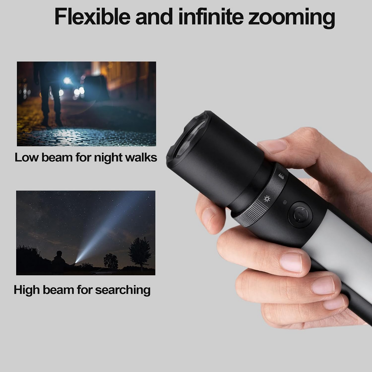 Xiaomi Mi Multifunctionele LED Zaklamp, 1000lm, IPX4 BHR7004GL