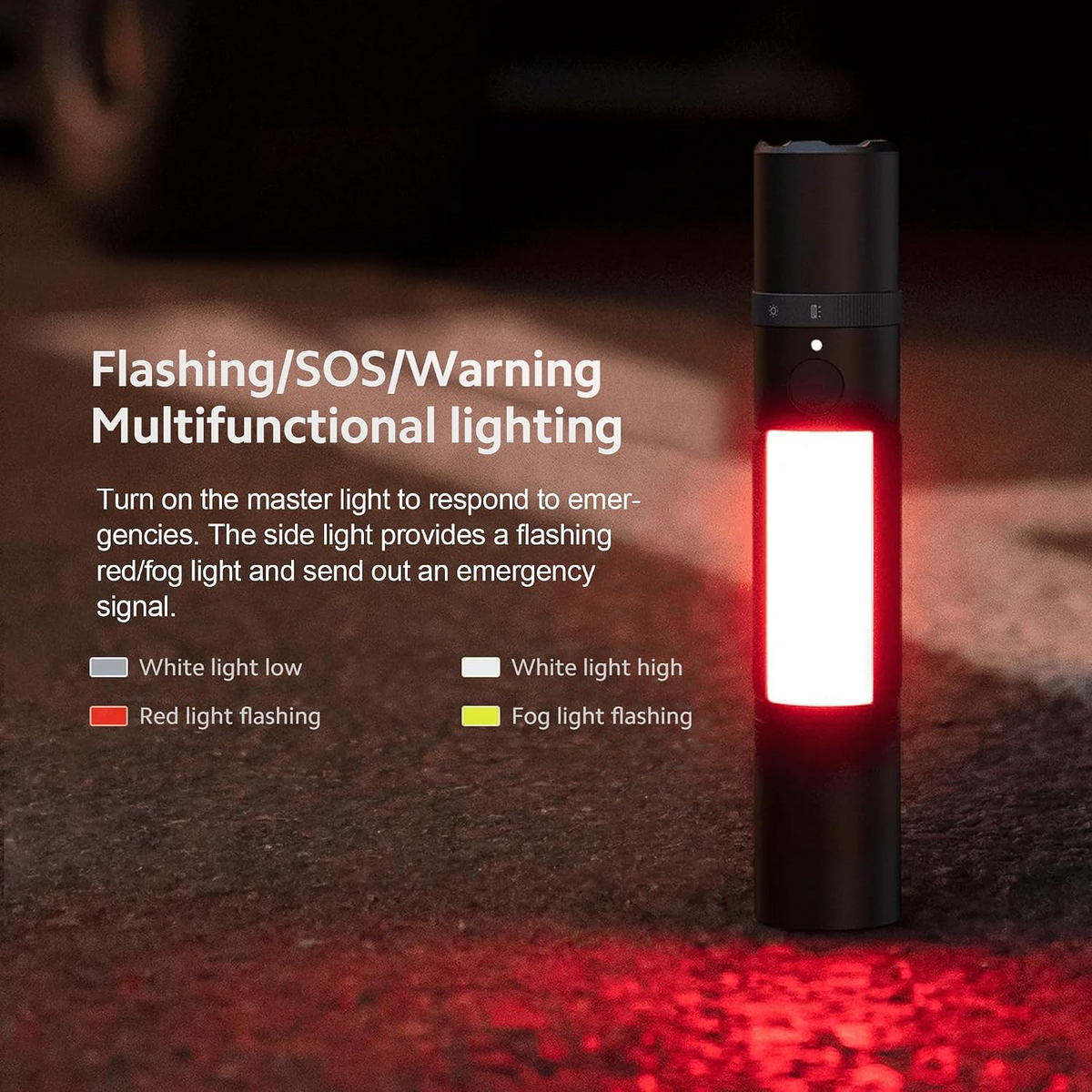 Xiaomi Mi Multifunctionele LED Zaklamp, 1000lm, IPX4 BHR7004GL
