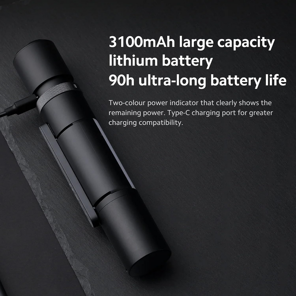Xiaomi Mi Multifunctionele LED Zaklamp, 1000lm, IPX4 BHR7004GL
