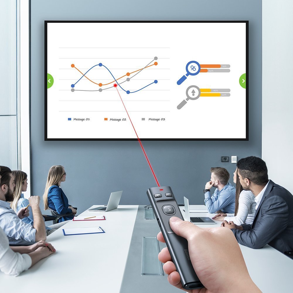 Presenter Wireless Baseus Orange Dot, Grau ACFYB-B0G
