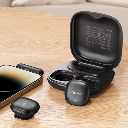 Lavallière Acefast R1, USB-C, Set 2 pièces, Noire