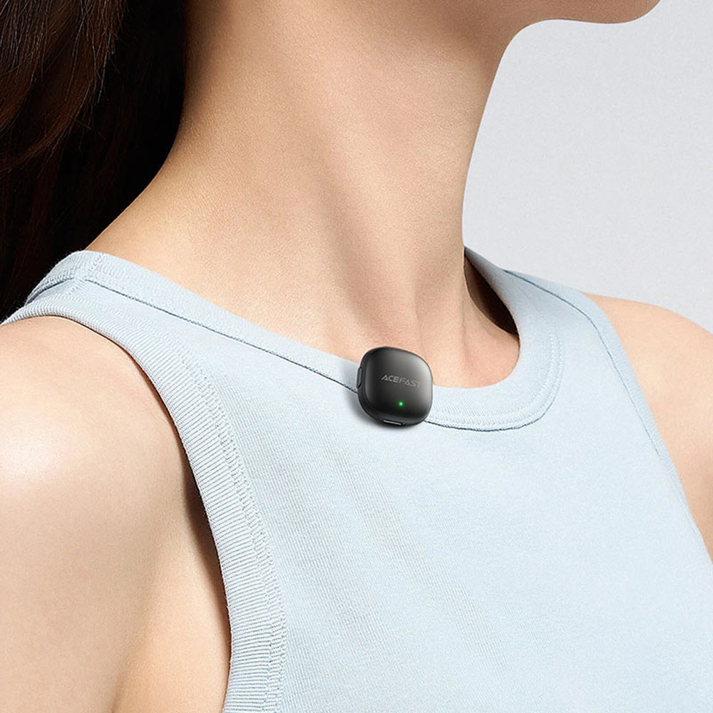 Lavallière Acefast R1, USB-C, Set 2 pièces, Noire