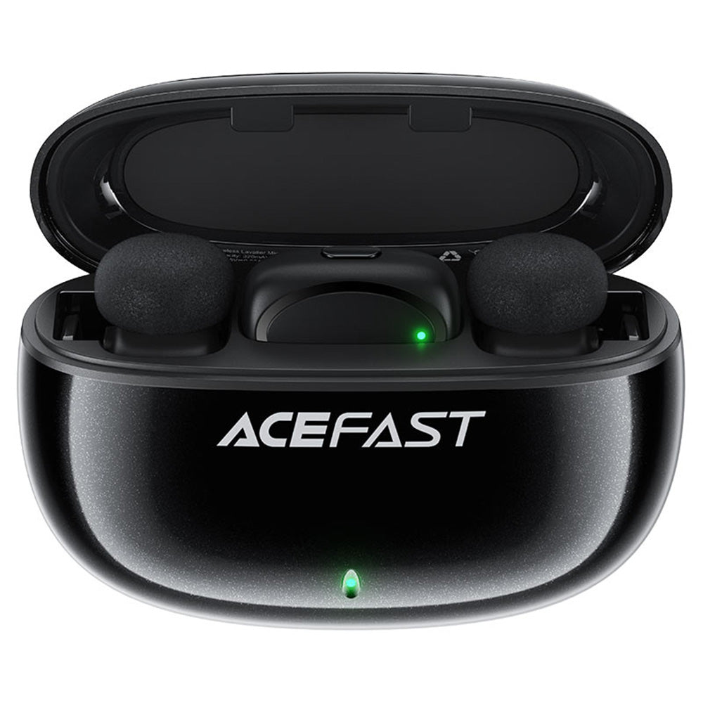 Lavallière Acefast R2, USB-C, Set 2 pièces, Noire