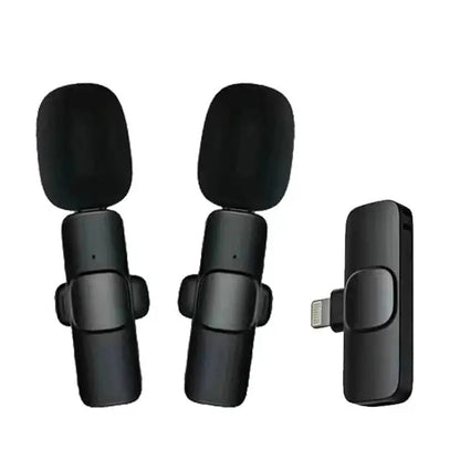 Techsuit Lavalier LW1, Lightning, Set van 2 stuks, Zwart