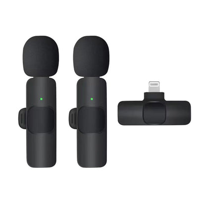 Techsuit Lavalier LW1, Lightning, Set van 2 stuks, Zwart