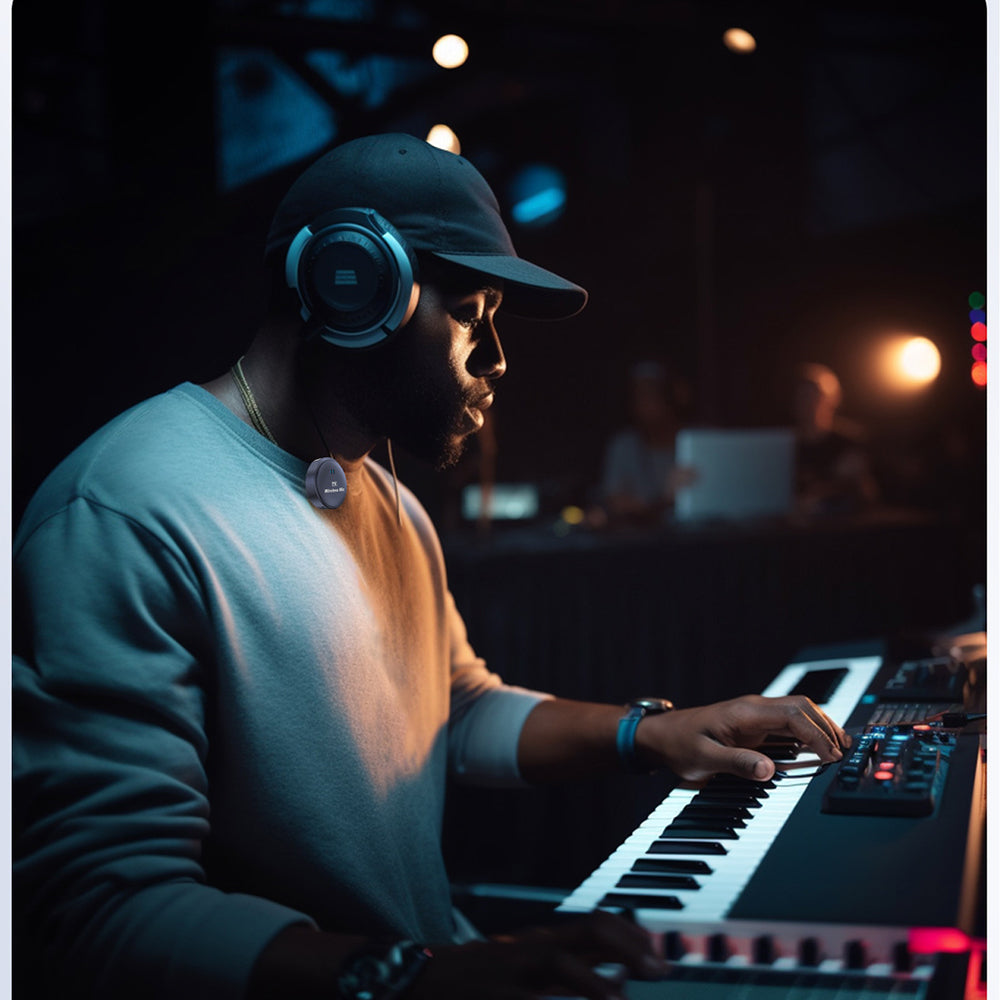 Lavalier Techsuit LW5, USB-C, Set 2 pièces, Noir