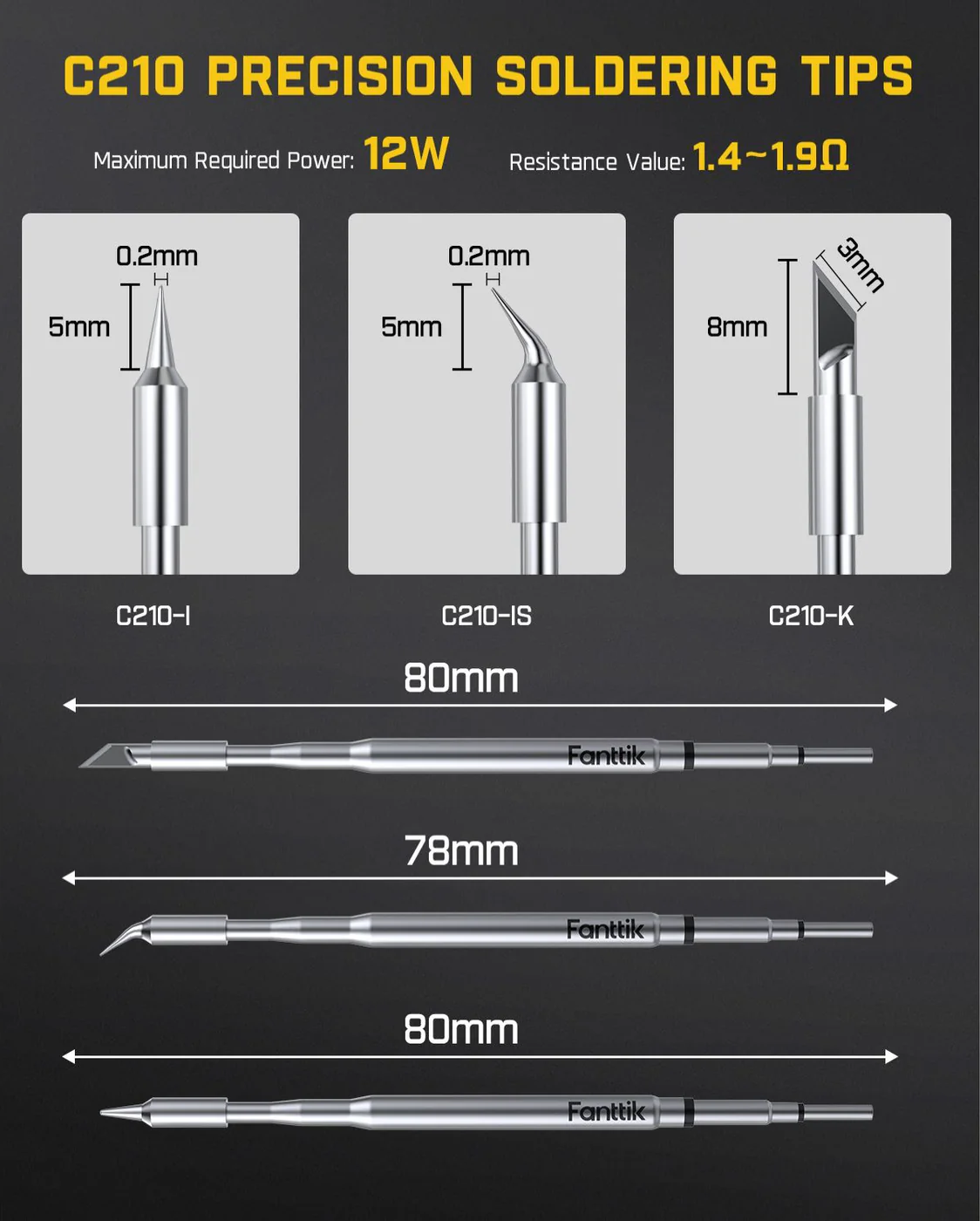 Lötkolben Fanttik T1 Max, 8in1