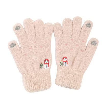 Techsuit Women's Winter Touchscreen Gloves ST0011, Size 17cm, Beige
