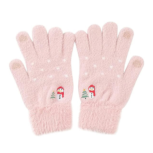 Damen Touchscreen Winterhandschuhe Techsuit ST0011, Größe 17cm, Rosa