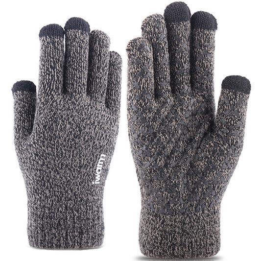 Winter-Touchscreen-Handschuhe Iwarm ST0005, Größe 21cm, Grau