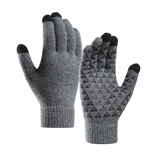 Winter Touchscreen Handschoenen Iwarm ST0018, Maat 23cm, Grijs