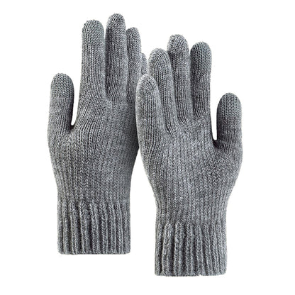 Gants d'Hiver Tactiles Unisex Techsuit ST0012, Taille 22cm, Gris Clair