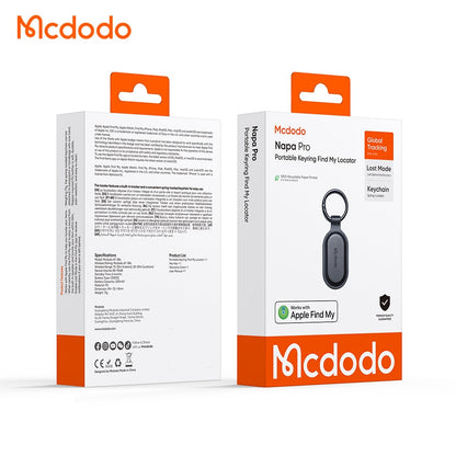 Porte-clés Mcdodo SmartTag Napa Pro AT-3840 pour iOS Series, Noir