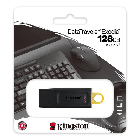 Extern geheugen USB-A 3.2 Kingston DT Exodia, 128Gb DTX/128GB