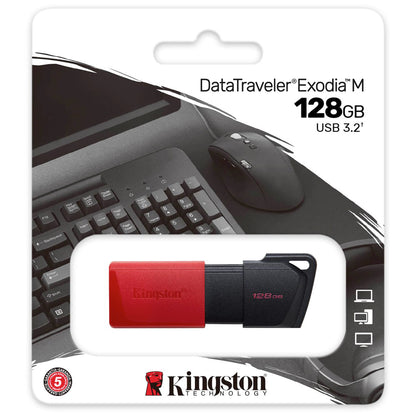 Extern geheugen USB-A 3.2 Kingston DT Exodia M, 128Gb DTXM/128GB