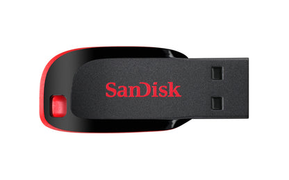 Externe USB-A Geheugen SanDisk Cruzer Blade, 64Gb SDCZ50-064G-B35