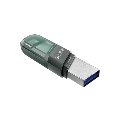 Mémoire Externe USB-A 3.0 / Lightning SanDisk iXpand Flip, 128Gb SDIX90N-128G-GN6NE