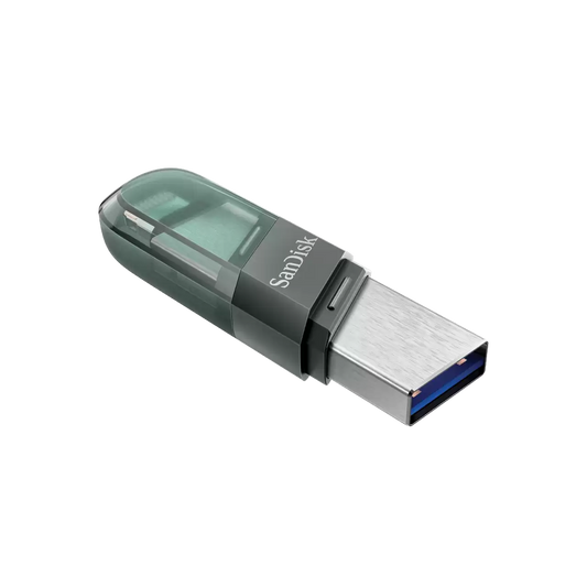 Externe USB-A 3.0 / Lightning SanDisk iXpand Flip-geheugen, 128Gb SDIX90N-128G-GN6NE
