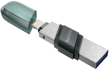 Mémoire Externe USB-A 3.1 / Lightning SanDisk iXpand Flip, 256Gb SDIX90N-256G-GN6NE