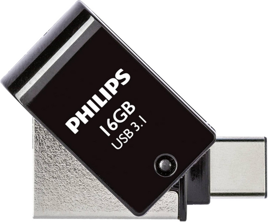 Externe geheugen USB-A 3.1 / USB-C Philips, 16Gb FM16DC152B/00