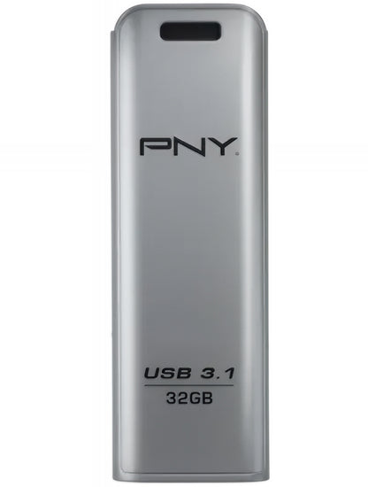 Mémoire Externe USB-A 3.1 PNY Elite Steel, 32Gb FD32GESTEEL31G-EF