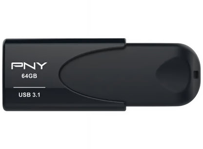 Externe USB-A 3.1 Geheugen PNY Attache 4, 64Gb FD64GATT431KK-EF