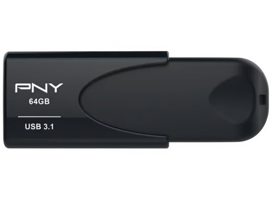 Externe USB-A 3.1 Geheugen PNY Attache 4, 64Gb FD64GATT431KK-EF