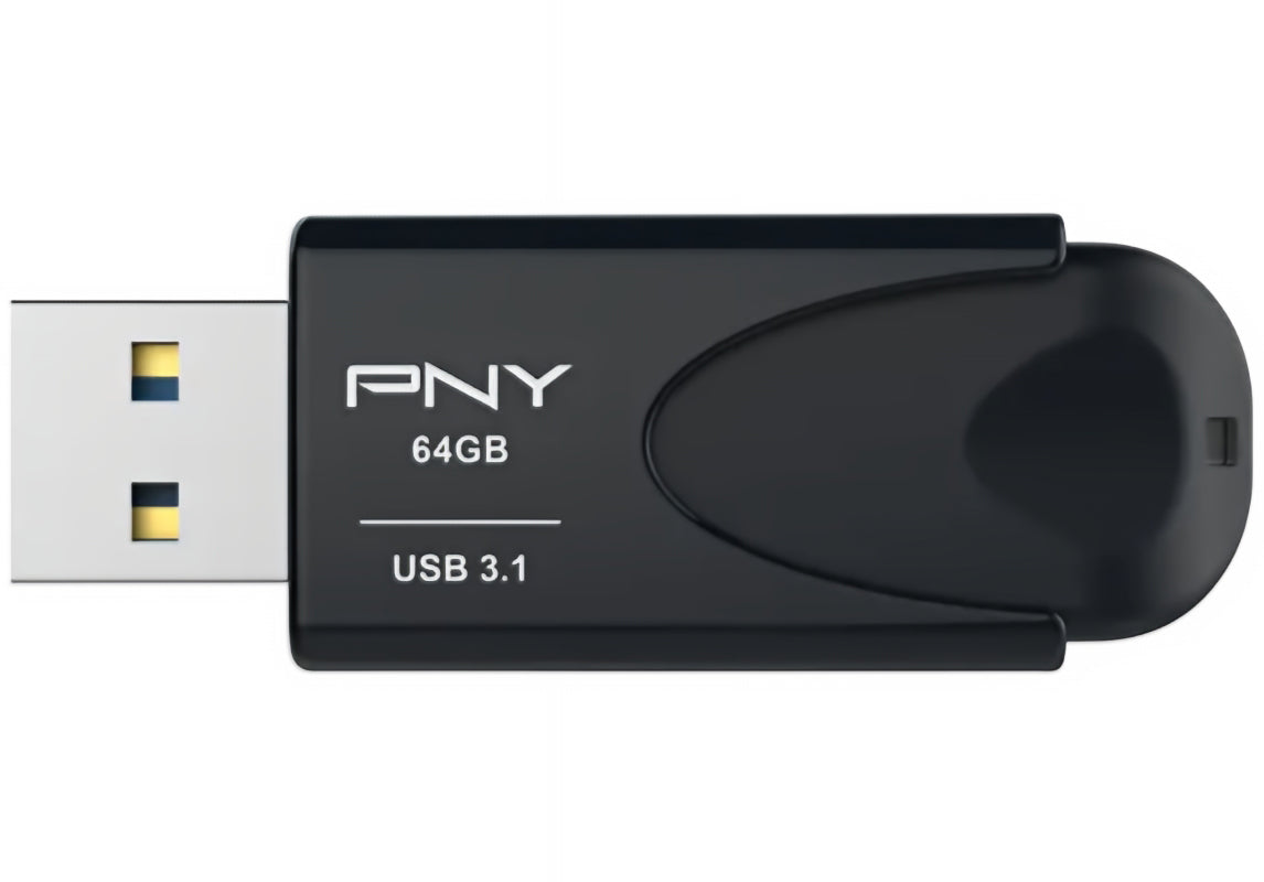Externe USB-A 3.1 Geheugen PNY Attache 4, 64Gb FD64GATT431KK-EF