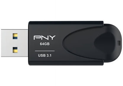 Externe USB-A 3.1 Geheugen PNY Attache 4, 64Gb FD64GATT431KK-EF