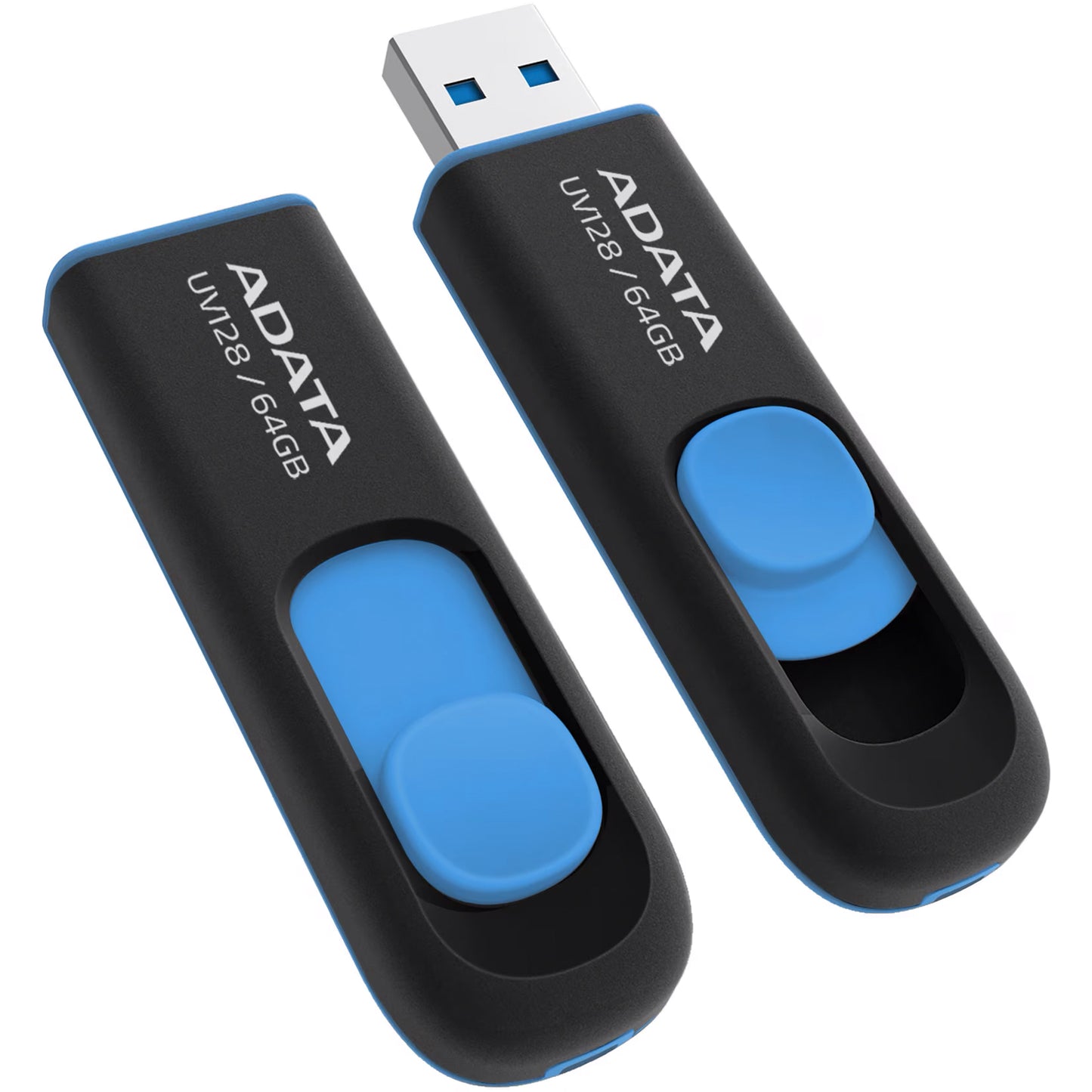 Extern geheugen USB-A 3.2 Adata UV128, 64Gb AUV128-64G-RBE 