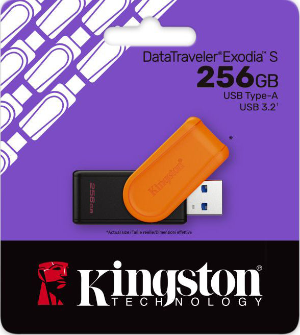 Mémoire Externe USB-A 3.2 Kingston DT Exodia S, 256Gb DTXS/256GB