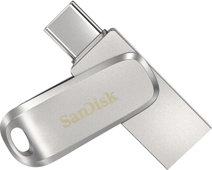Externer Speicher USB-A 3.2 / USB-C SanDisk Ultra Luxe Dual Drive, 128Gb SDDDC4-128G-G46
