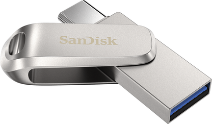 Externer Speicher USB-A 3.2 / USB-C SanDisk Ultra Luxe Dual Drive, 128Gb SDDDC4-128G-G46