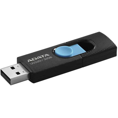 Extern USB-A-geheugen Adata UV220, 32Gb AUV220-32G-RBKBL 