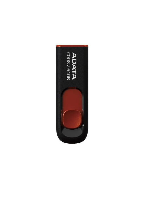 Externe USB-A Geheugen Adata C008, 64Gb AC008-64G-RKD