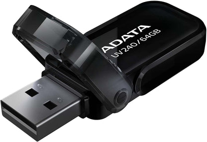 USB-A Extern Geheugen Adata UV240, 32Gb AUV240-32G-RBK AUV240-32G-RBK 