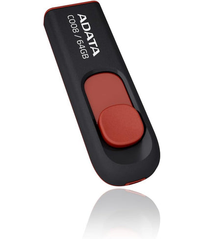 Externer USB-A Speicher Adata C008, 64Gb AC008-64G-RKD