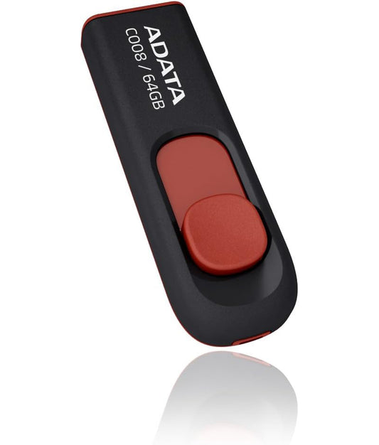 Externe USB-A Geheugen Adata C008, 64Gb AC008-64G-RKD