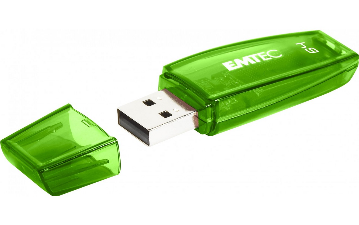 Externe USB-A Speicher Emtec C410 Color Mix, 64Gb ECMMD64G2C4