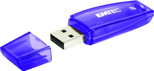 Externe USB-A Speicher Emtec C410 Color Mix, 8Gb ECMMD8GC410