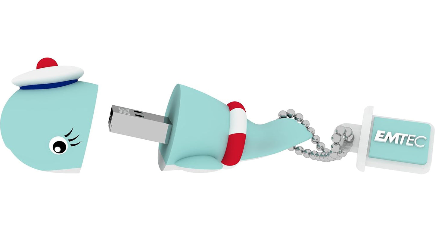 Externe USB-A Geheugen Emtec M337 Whale, 16Gb ECMMD16GM337