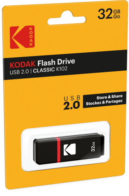 Mémoire Externe USB-A Kodak K102, 32Gb EKMMD32GK10